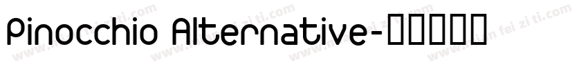 Pinocchio Alternative字体转换